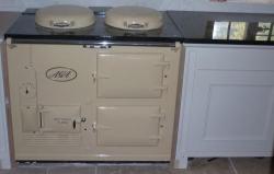2 Oven Aga Standard Re-Enamelled in Cream
13 amp Electric
Installed in sommerset