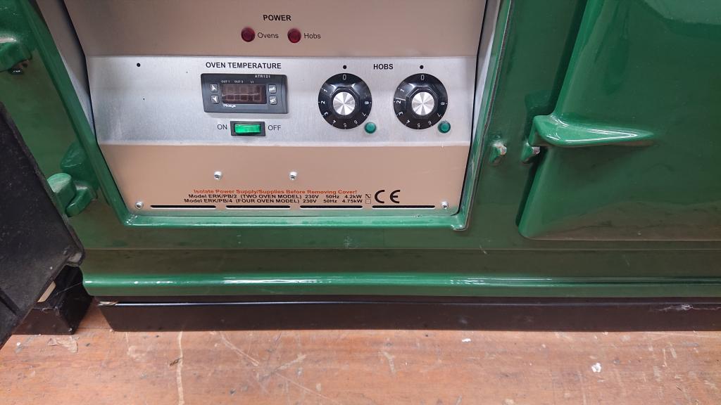 <p>2 Oven Post 74 Aga with Plinth</p><p>Ex Demonstartion Model</p><p>Running on Electric using the Electickit system</p><p>Delivered and installe in a 50 mile radisus</p>