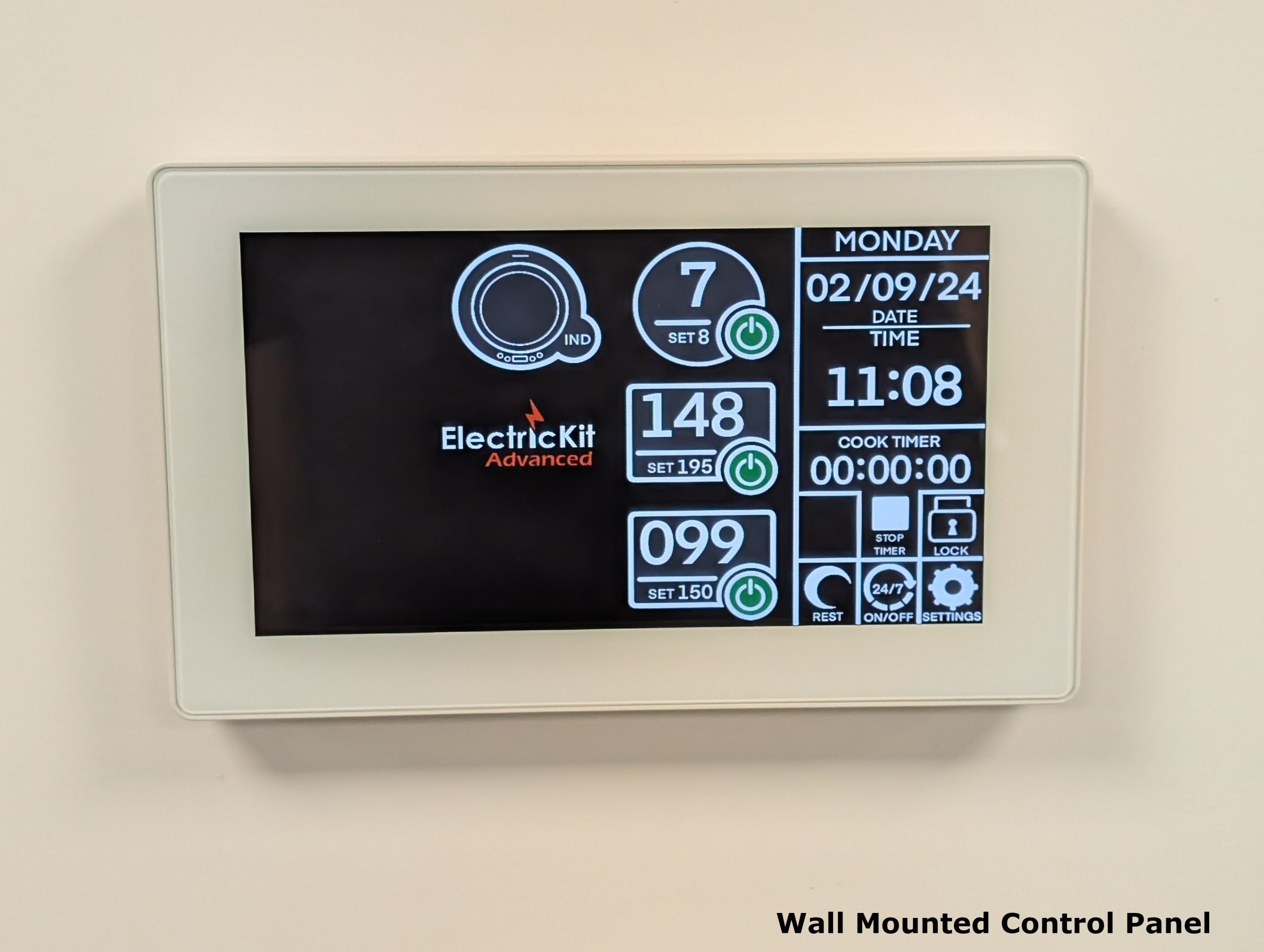 Electric Aga Cooker Wall Mounted Screen